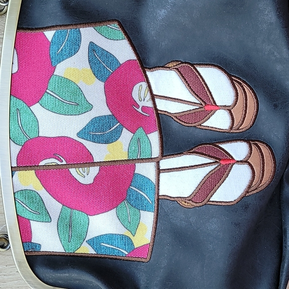 *nwt* mis zapatos kimono 3-way shoulder bag - Picture 4 of 14